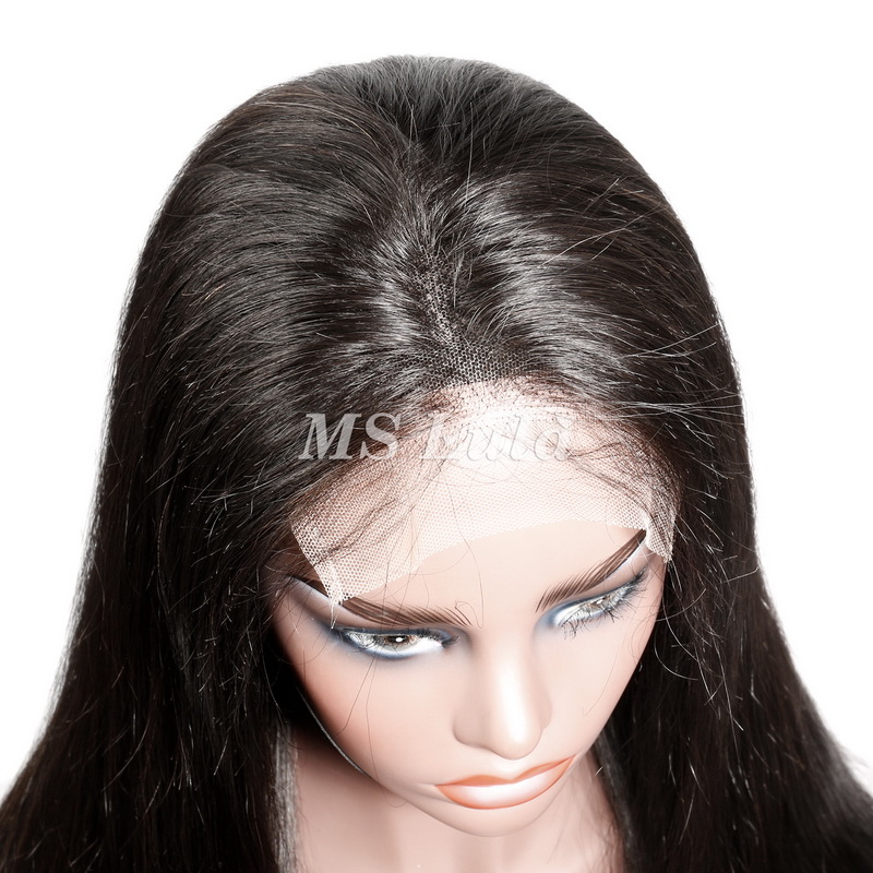 Straight 4x4 5x5 6x6 7x7 Transparent Closure Wig - 图片 8